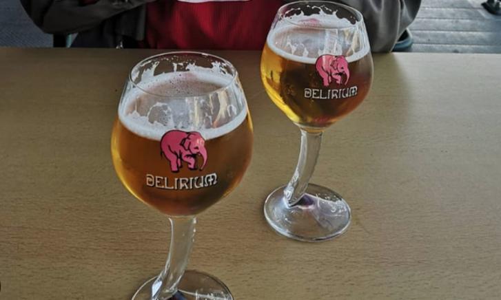 Delirium Bierglas op Voet 33 cl